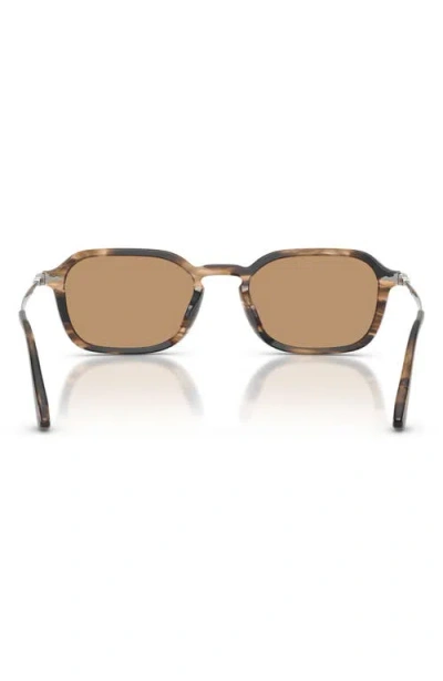 Persol Po3381s 123653 Occhiali Da Sole Marroni Per Uomo In Brown