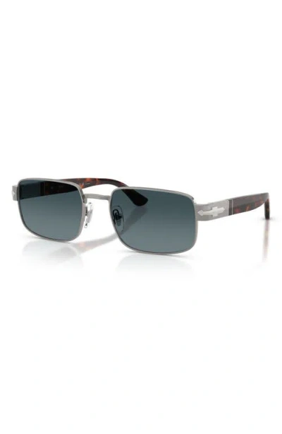 Persol 58mm Polarized Gradient Pillow Sunglasses In Pattern