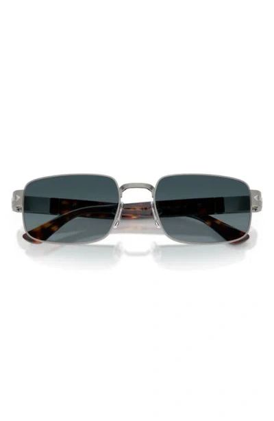 Persol 58mm Polarized Gradient Pillow Sunglasses In Pattern