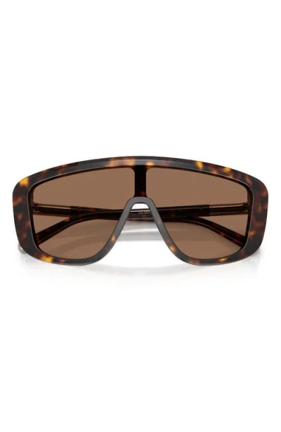 Dolce & Gabbana Dolce&gabbana 128mm Rectangular Shield Sunglasses In Neutral