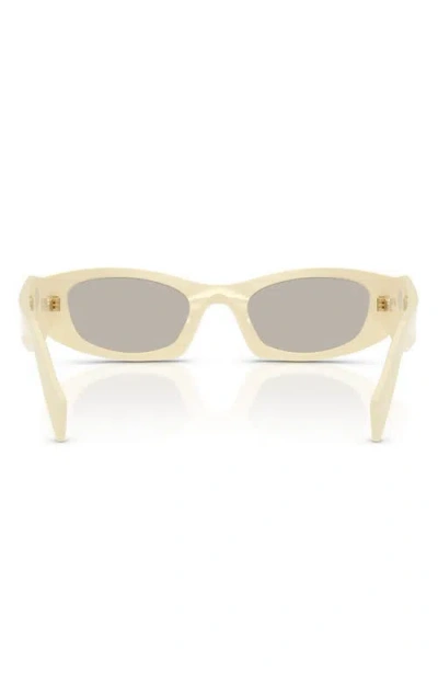 Prada 0pr B16s Angular Cat-eye Sunglasses In Pink