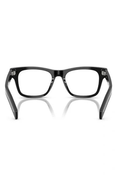 Prada 51mm Rectangular Sunglasses In Orange