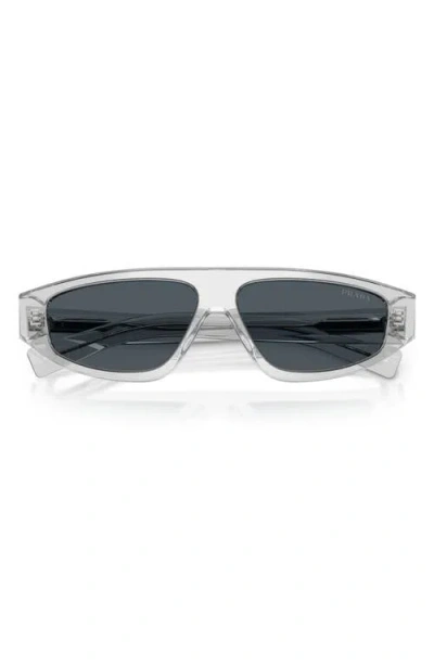 Prada 0pr C02s Translucent Acetate Sunglasses In Gray