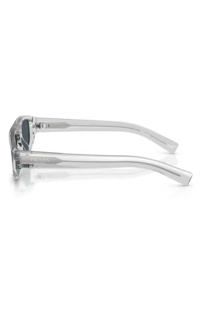 Prada 0pr C02s Translucent Acetate Sunglasses In Gray
