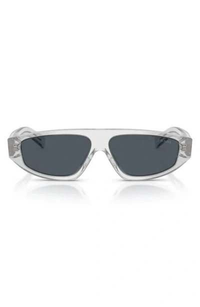 Prada 0pr C02s Translucent Acetate Sunglasses In Gray