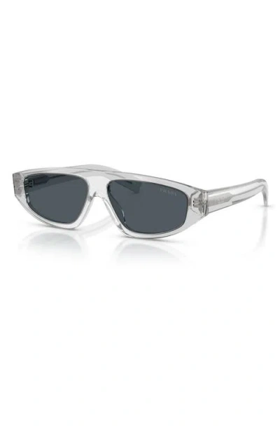 Prada 0pr C02s Translucent Acetate Sunglasses In Gray