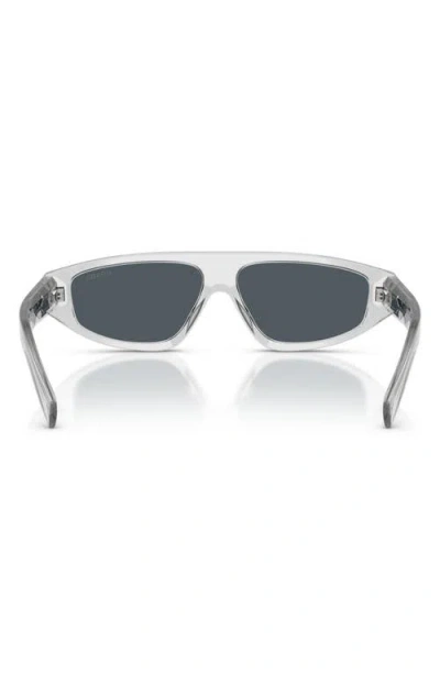 Prada 0pr C02s Translucent Acetate Sunglasses In Gray