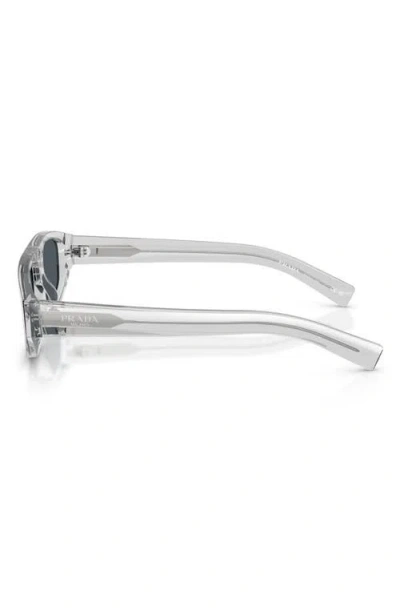 Prada 0pr C02s Translucent Acetate Sunglasses In Gray