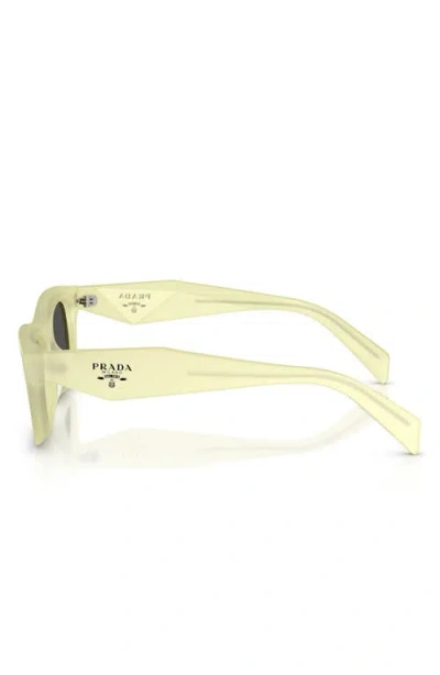 Prada Pillow Rectangle-frame Sunglasses In Yellow