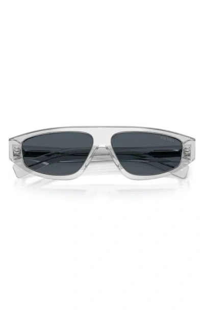 Prada 0pr C02s Translucent Acetate Sunglasses In Gray