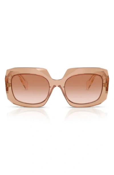 Prada Rectangle Sunglasses In Blue