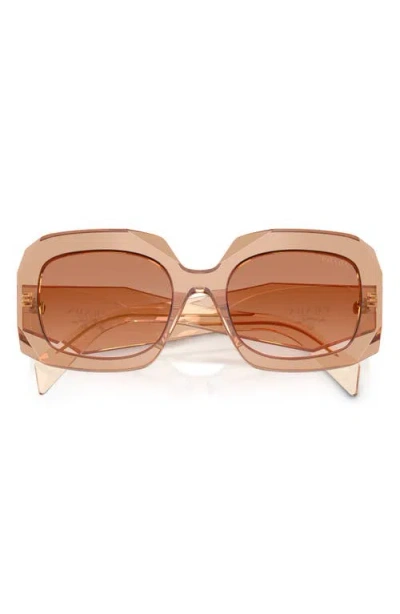 Prada Rectangle Sunglasses In Blue