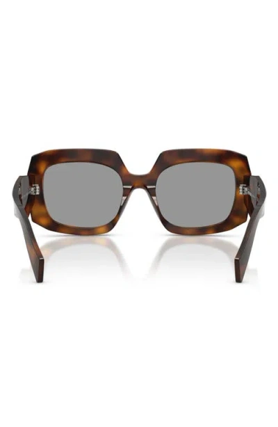 Prada 0pr B23s Oversized Square Tortoiseshell Sunglasses In Brown