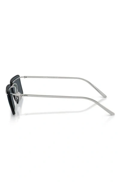 Prada Pr C53s 1bc70b Argento Sunglasses In Blue