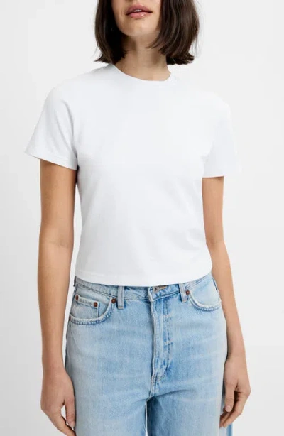 French Connection Maisie Jersey Tiny Tee In White