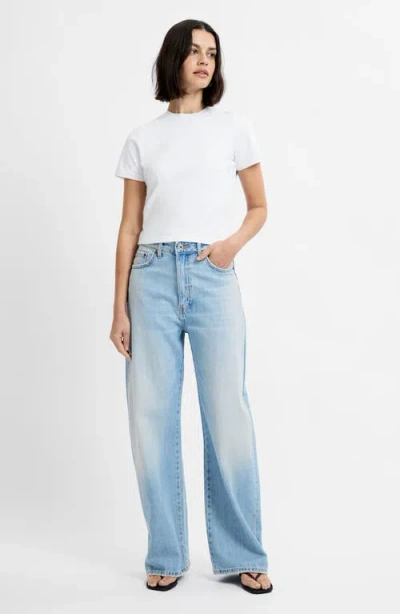 French Connection Maisie Jersey Tiny Tee In White