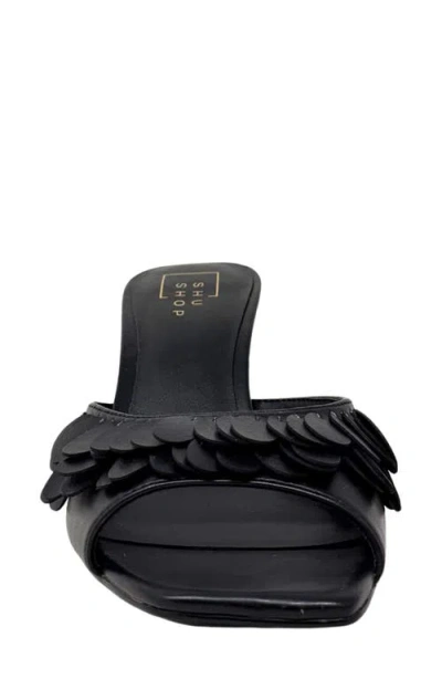 Shushop Grace Slide Sandal In Black