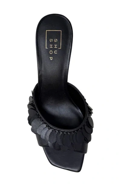 Shushop Grace Slide Sandal In Black