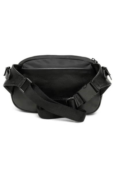 Aimee Seeker Leather Sling Bag In Black