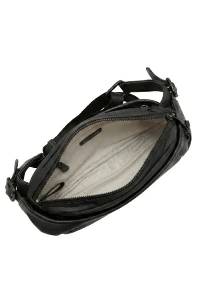 Aimee Seeker Leather Sling Bag In Black