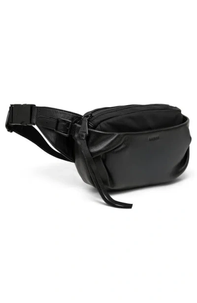 Aimee Seeker Leather Sling Bag In Black