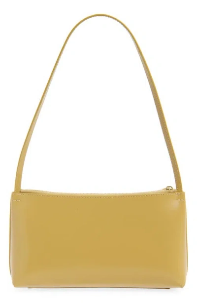Mansur Gavriel Gaia Leather Shoulder Bag In Neutral