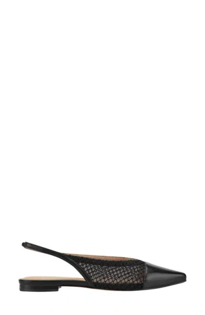 Marc Fisher Ltd Davin Pointed Toe Slingback Flat In Multi