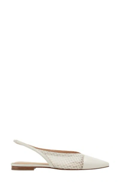 Marc Fisher Ltd Davin Pointed Toe Slingback Flat In Multi