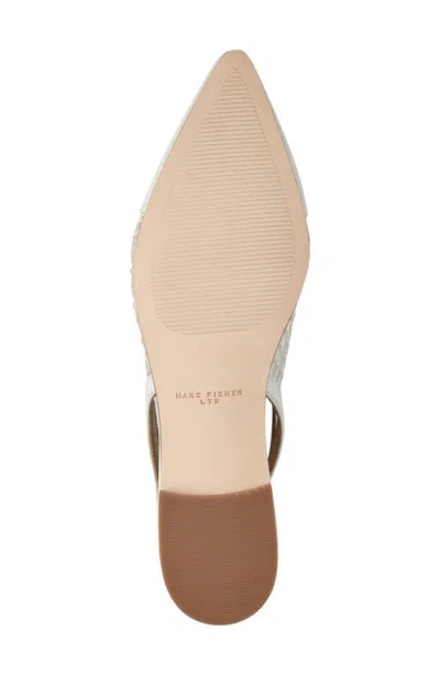 Marc Fisher Ltd Davin Pointed Toe Slingback Flat In Multi