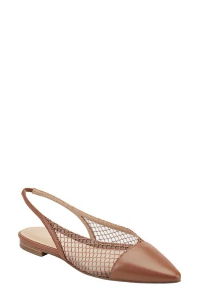 Marc Fisher Ltd Davin Pointed Toe Slingback Flat In Multi