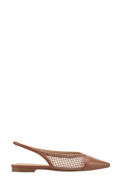 Marc Fisher Ltd Davin Pointed Toe Slingback Flat In Multi