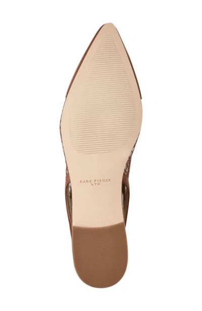 Marc Fisher Ltd Davin Pointed Toe Slingback Flat In Multi