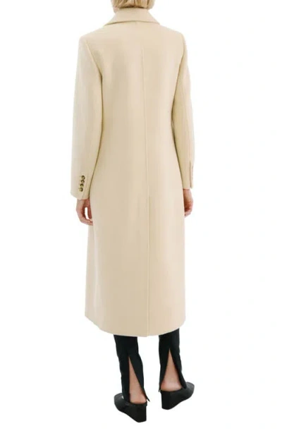 Mango Wool Blend Coat In Neutral