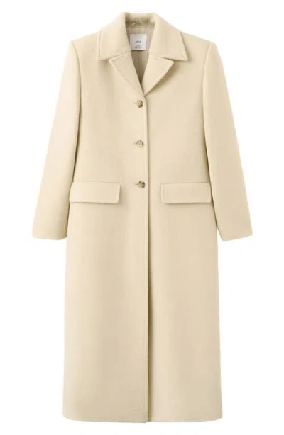 Mango Wool Blend Coat In Neutral