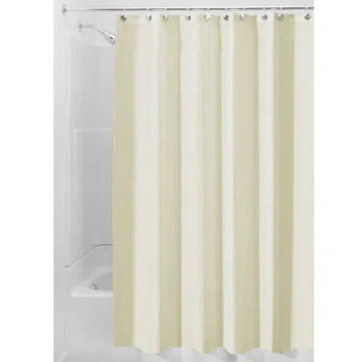Idesign Solid Polyester Shower Curtain In Neutral