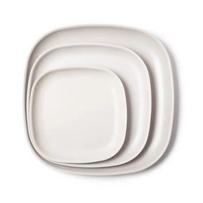 Ekobo Square Dinner Plate In Gray