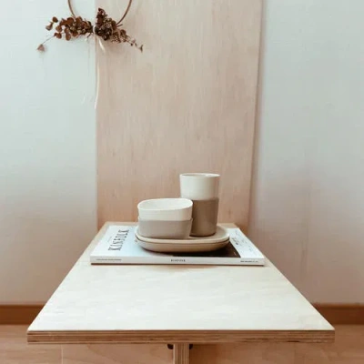 Ekobo Square Side Plate In Gray