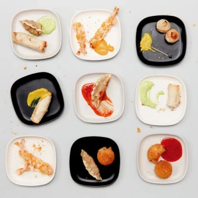 Ekobo Cocktail Plate In White