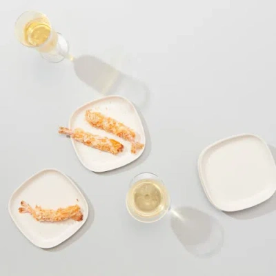 Ekobo Cocktail Plate In White