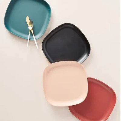 Ekobo Square Side Plate In Black