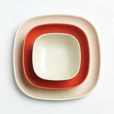 Ekobo Square Dinner Plate In White
