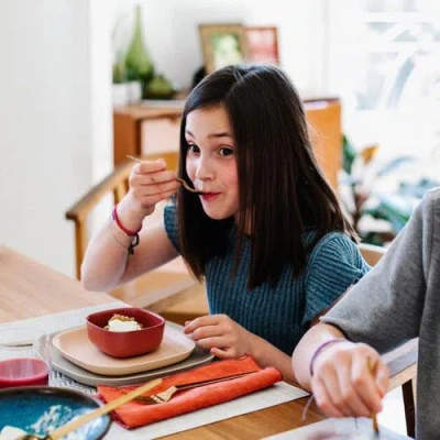Ekobo Square Medium Plate In Gray