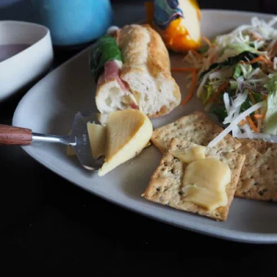 Ekobo Square Medium Plate In Gray