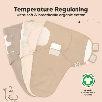 Keababies 3-pack Soothe Swaddle Wraps In Multi