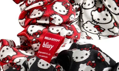 Blissy 3-pack Silk Scrunchies In Multi