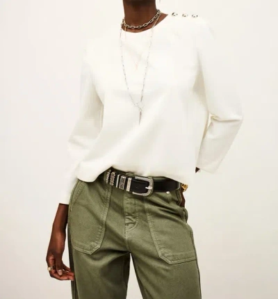 Bash Round-neck T-shirt In White