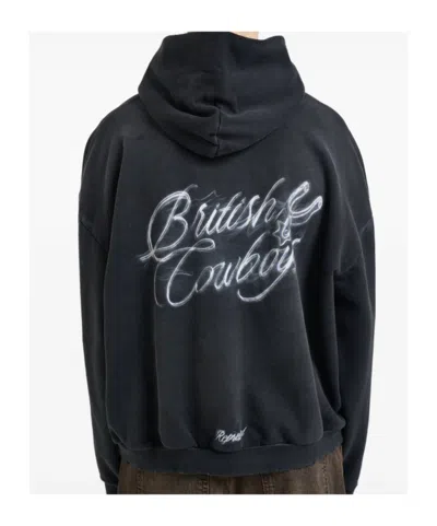 Represent Stylish Stained Sweater For Men In Black