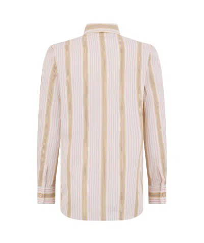 Etro Striped-pattern Buttoned Shirt In Multi