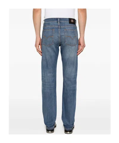 Versace Five-pocket Jeans In Blue