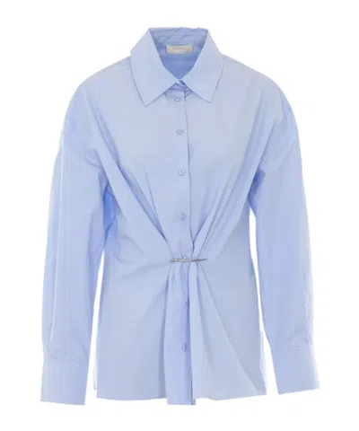 Twinset Button Long-sleeve Shirt In Multi